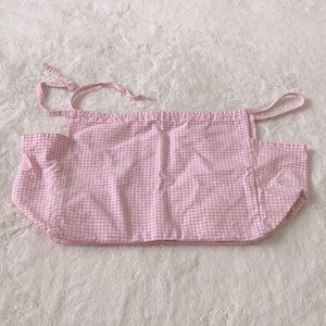 Pottery Barn Kids Pink Gingham Basket Liners